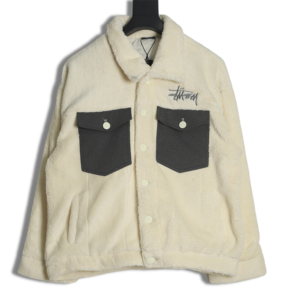 Stussy Sherpa multi-pocket jacket