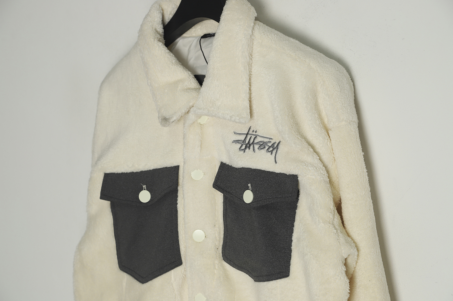 Stussy Sherpa multi-pocket jacket