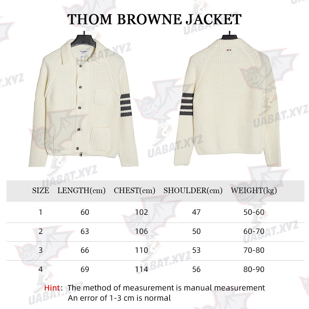 THOM BROWNE 20FW Chunky stitch zip lapel jacket