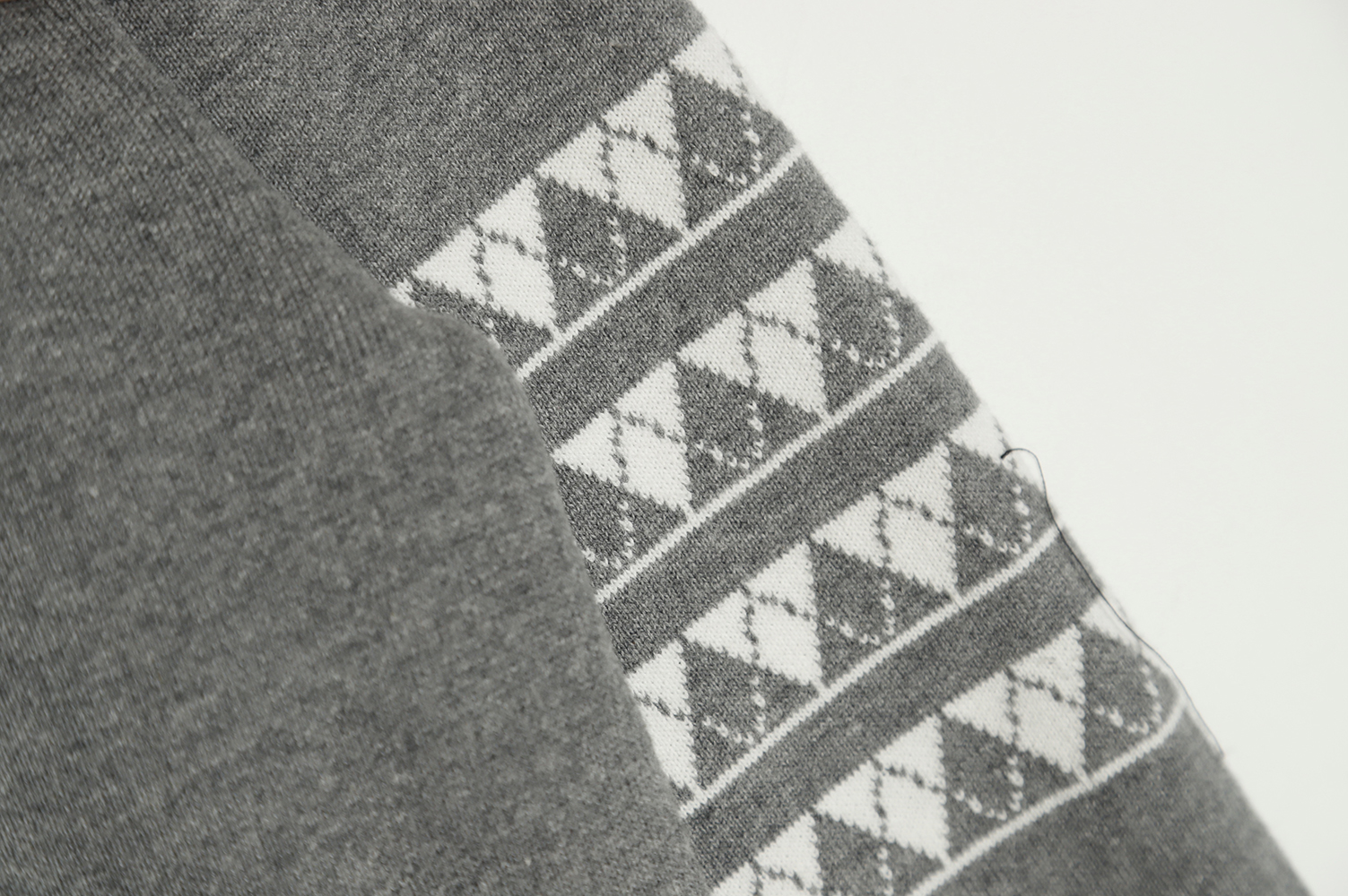 Thom Browne 22FW Diamond Dachshund Hooded Knit Jacket