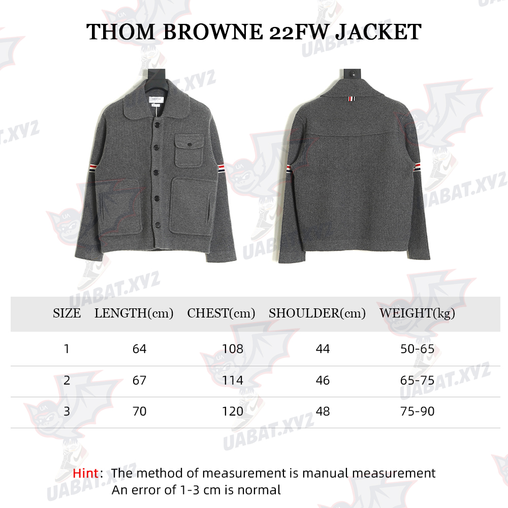 THOM BROWNE 22FW Heavy Wool Jacket