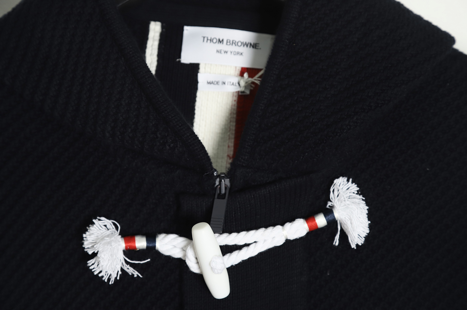 Thom Browne 22FW Horn Button Hooded Jacket TSK1