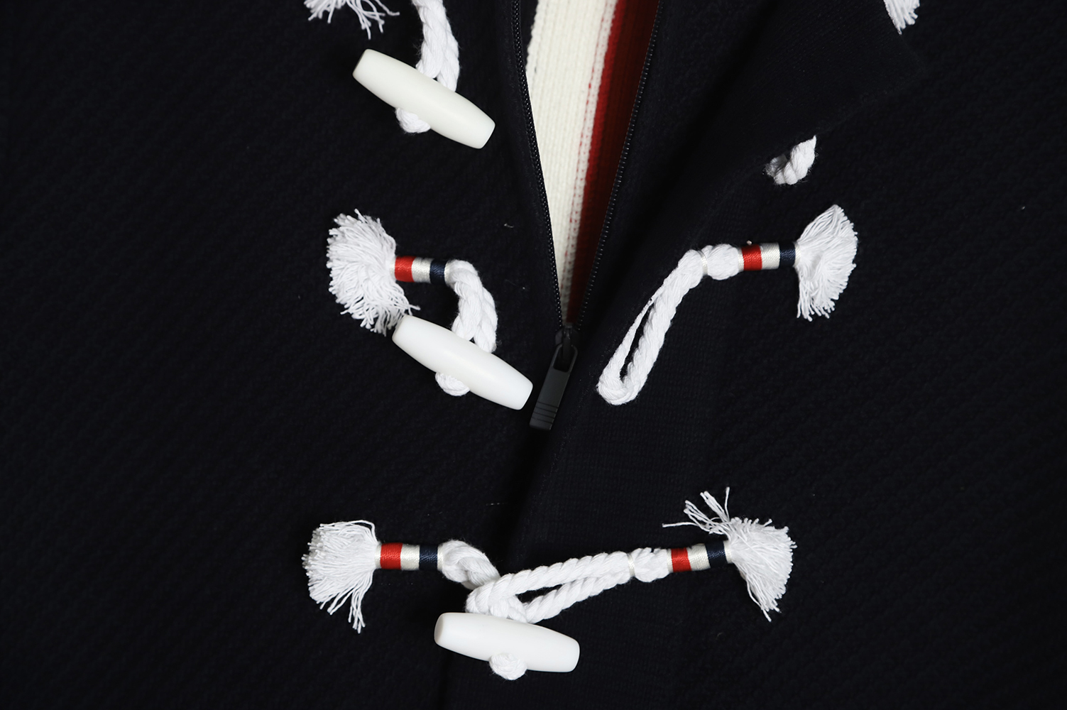 Thom Browne 22FW Horn Button Hooded Jacket TSK1