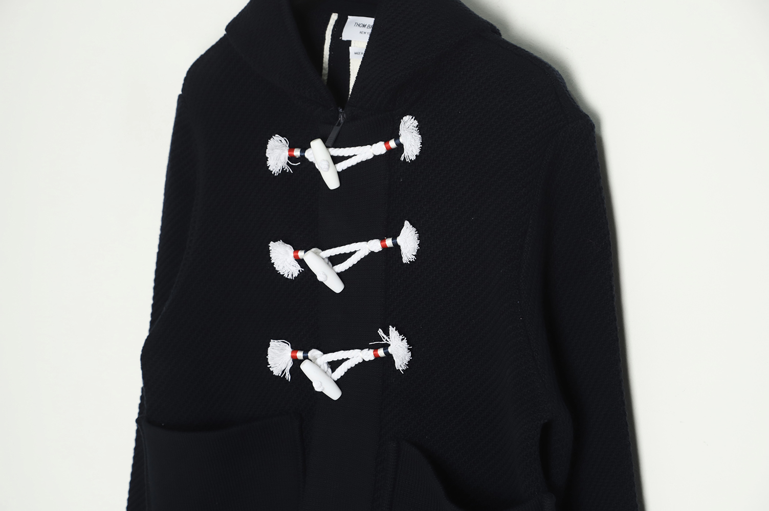 Thom Browne 22FW Horn Button Hooded Jacket TSK1