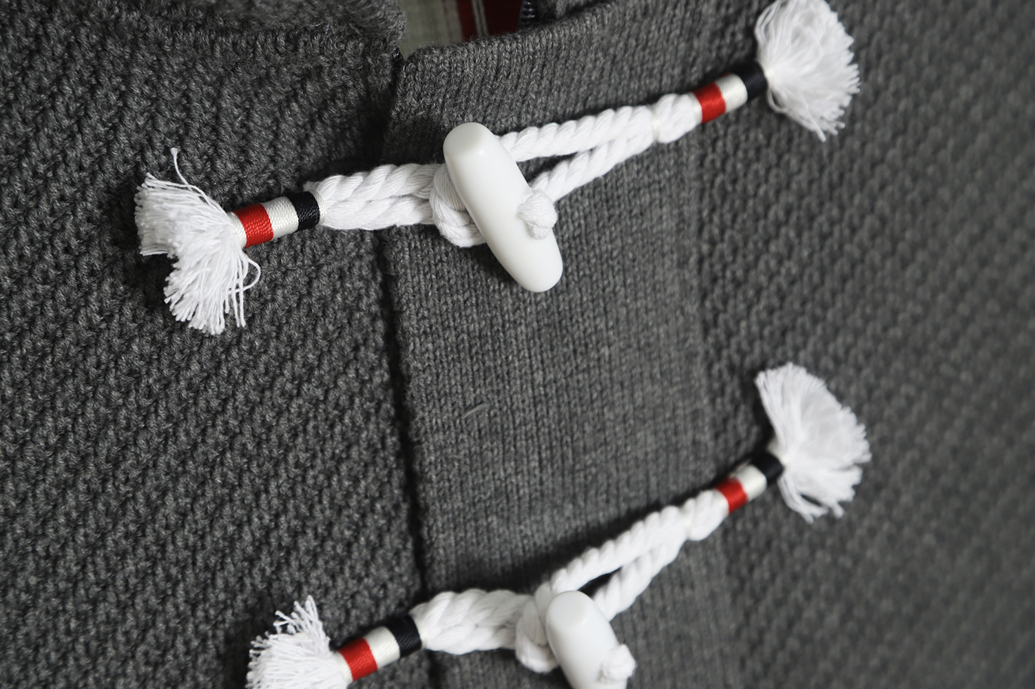 Thom Browne 22FW Horn Button Hooded Jacket