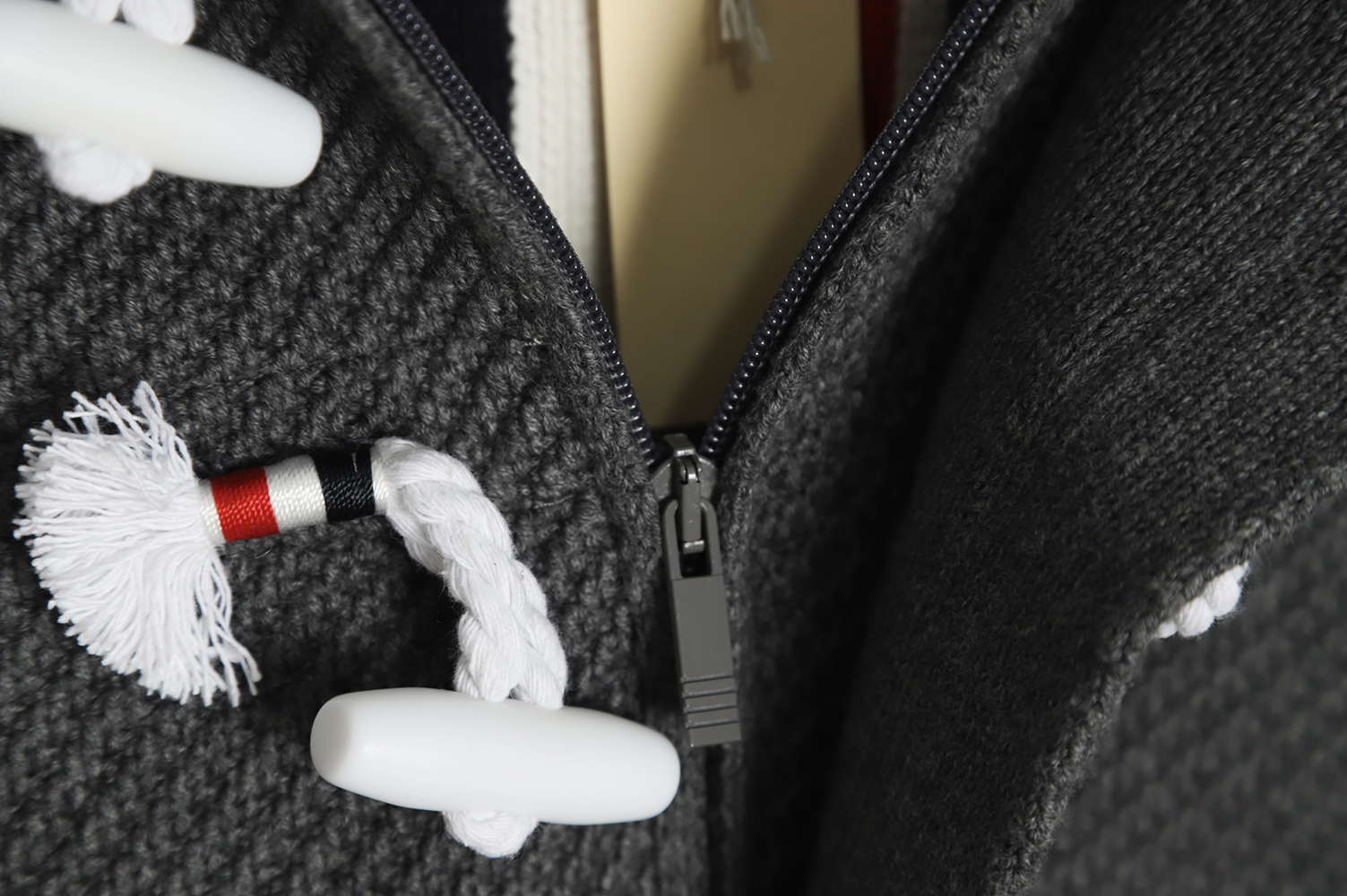 Thom Browne 22FW Horn Button Hooded Jacket