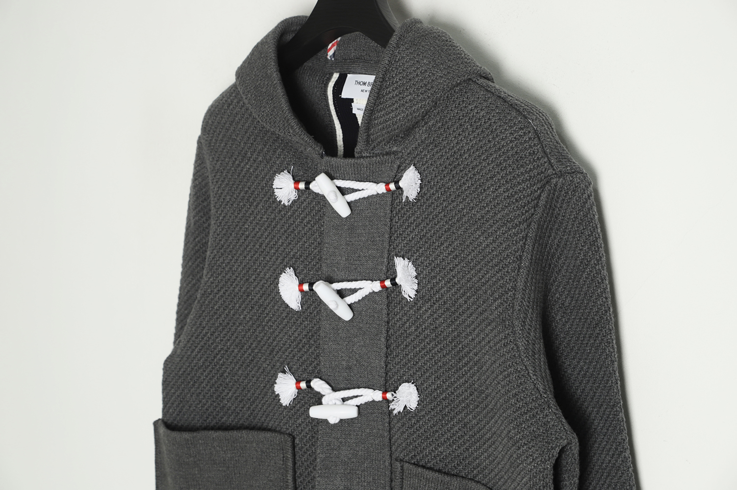 Thom Browne 22FW Horn Button Hooded Jacket