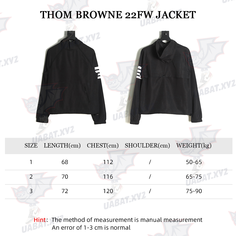 Thom Browne 22FW Nylon Hooded Jacket