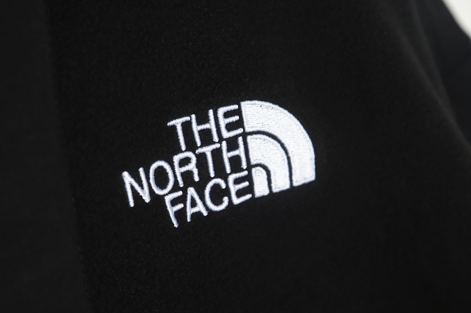 The North Face lambswool fleece patchwork jacket TSK1