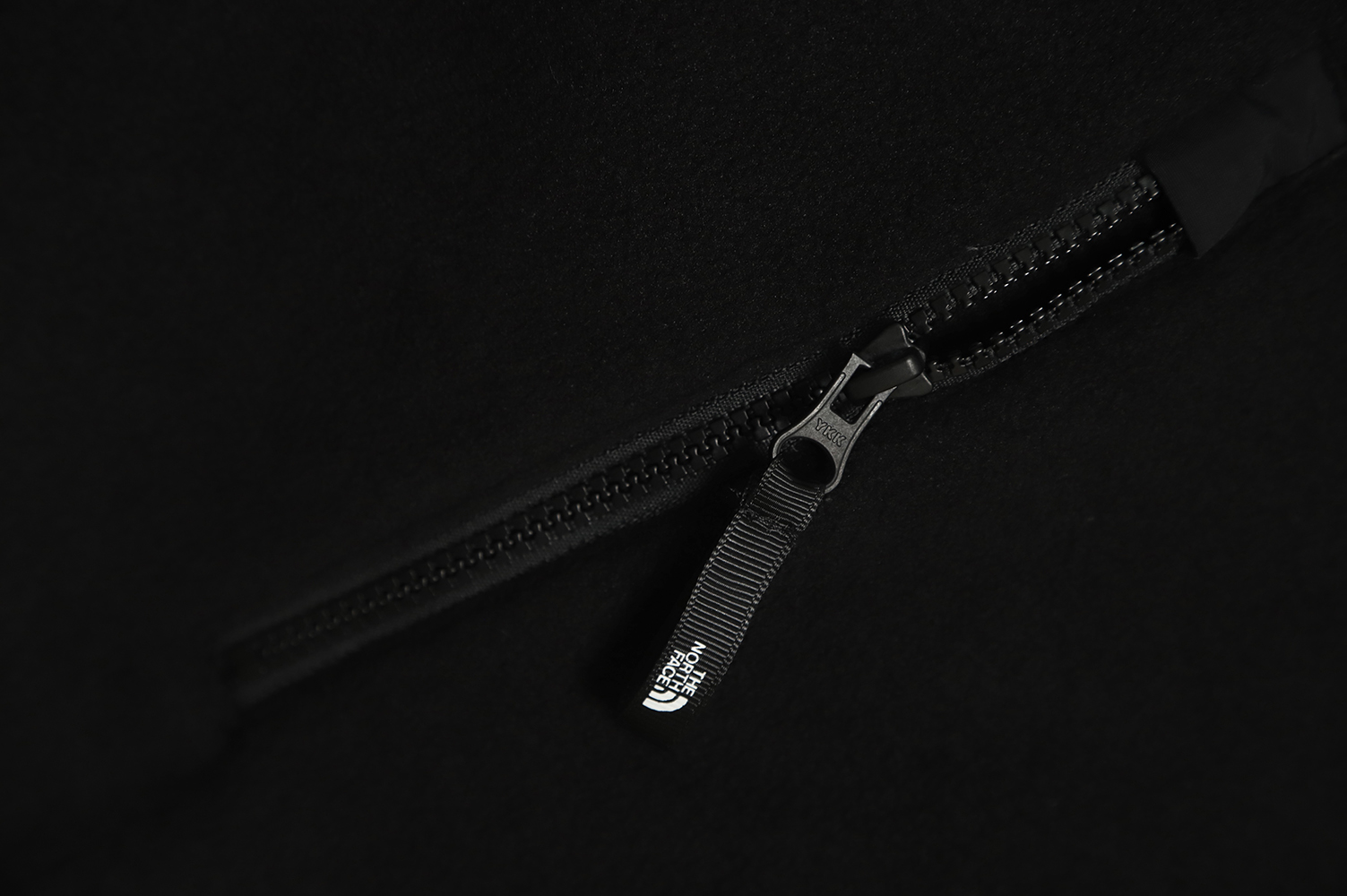 The North Face lambswool fleece patchwork jacket TSK1