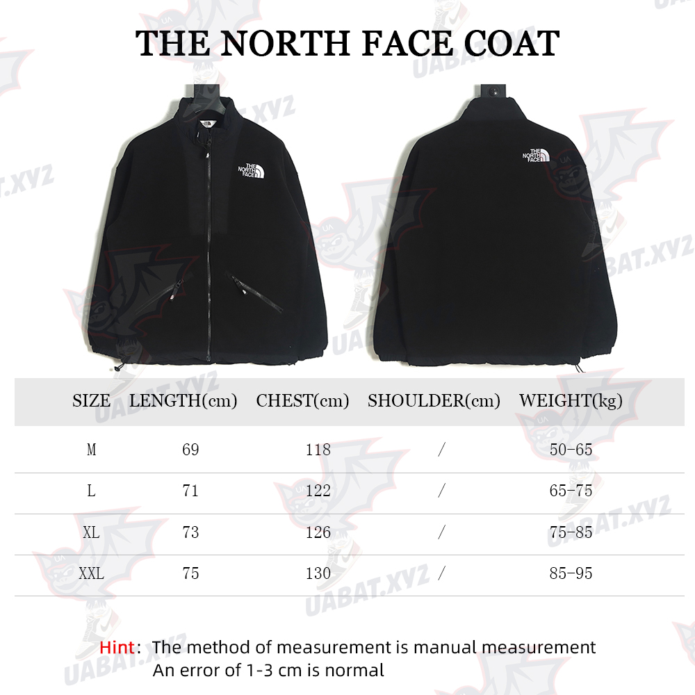 The North Face lambswool fleece patchwork jacket TSK1