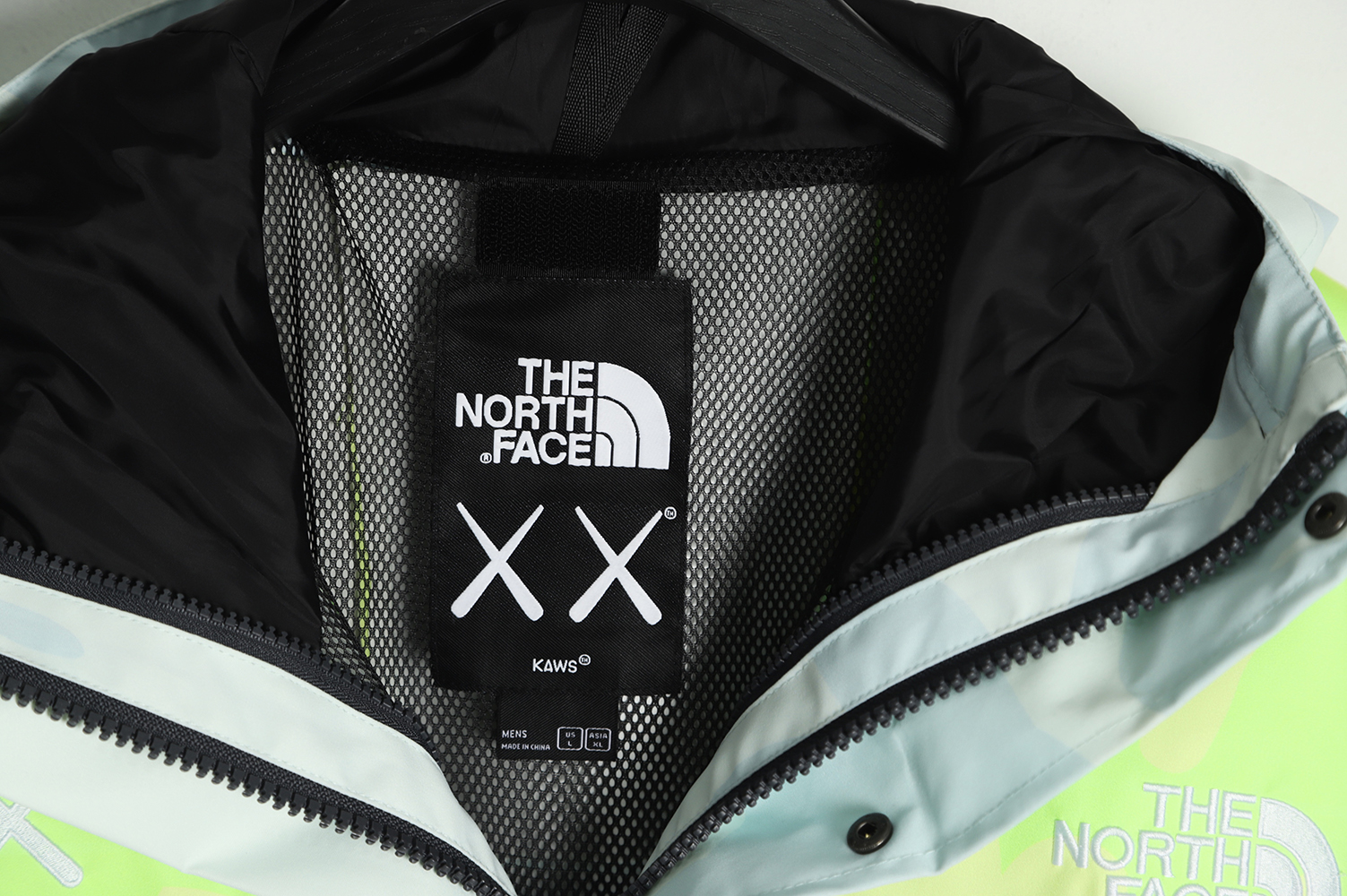 the north face kaws joint series hard shell jacket
