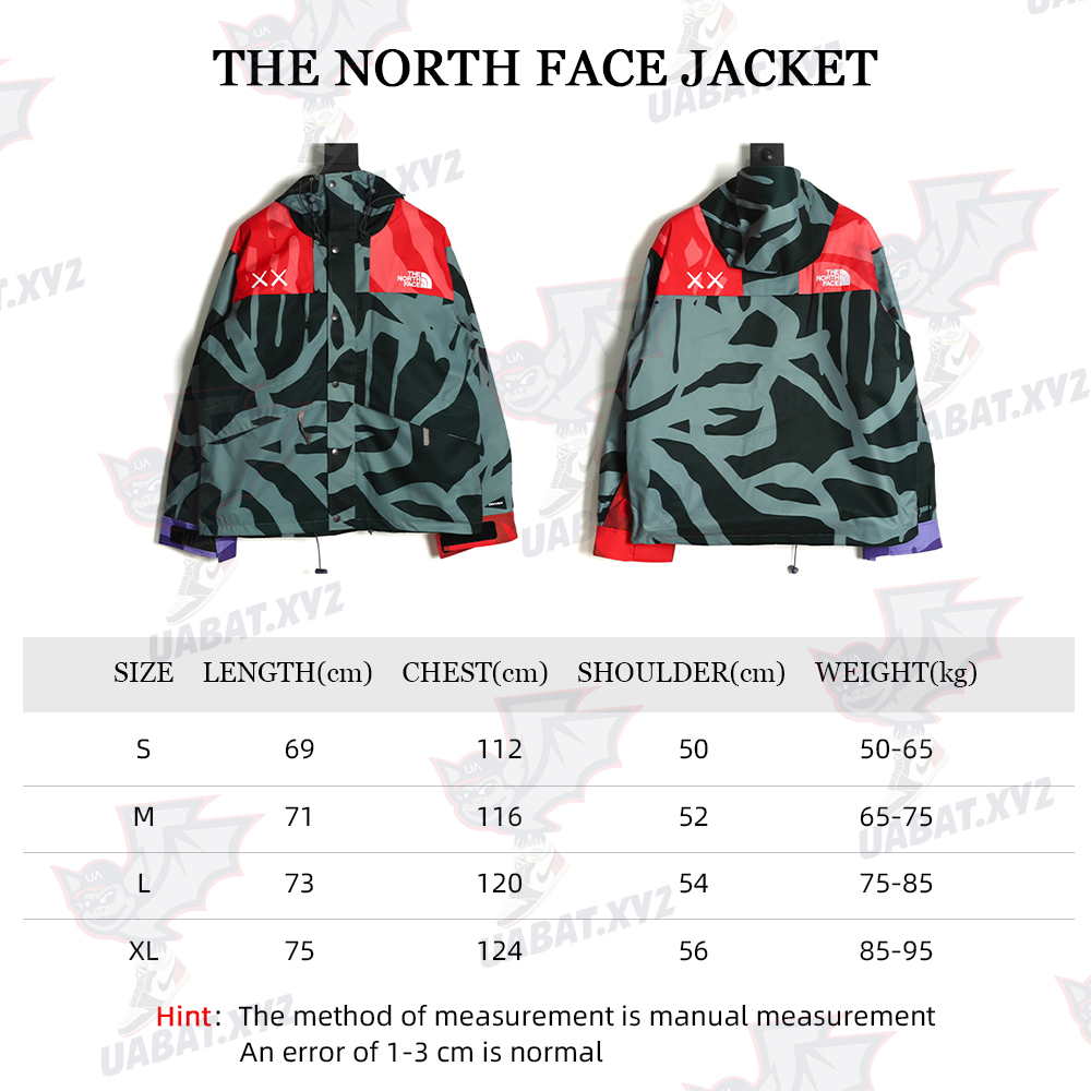 the north face kaws joint series hard shell jacket TSK2