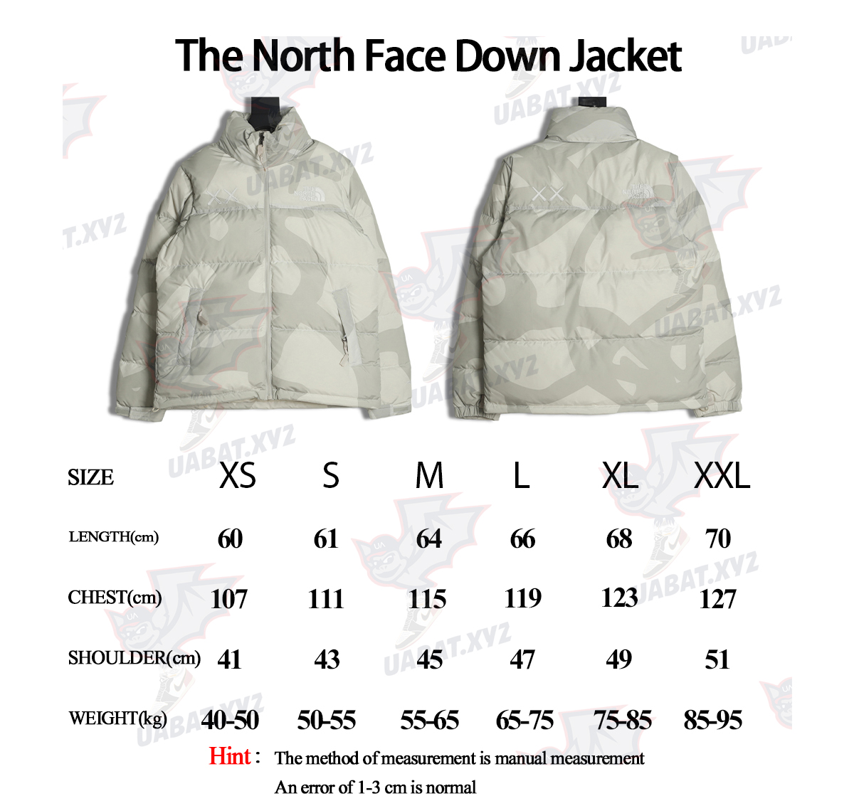 The North Face KAWS Joint 1996 American Edition Down Jacket