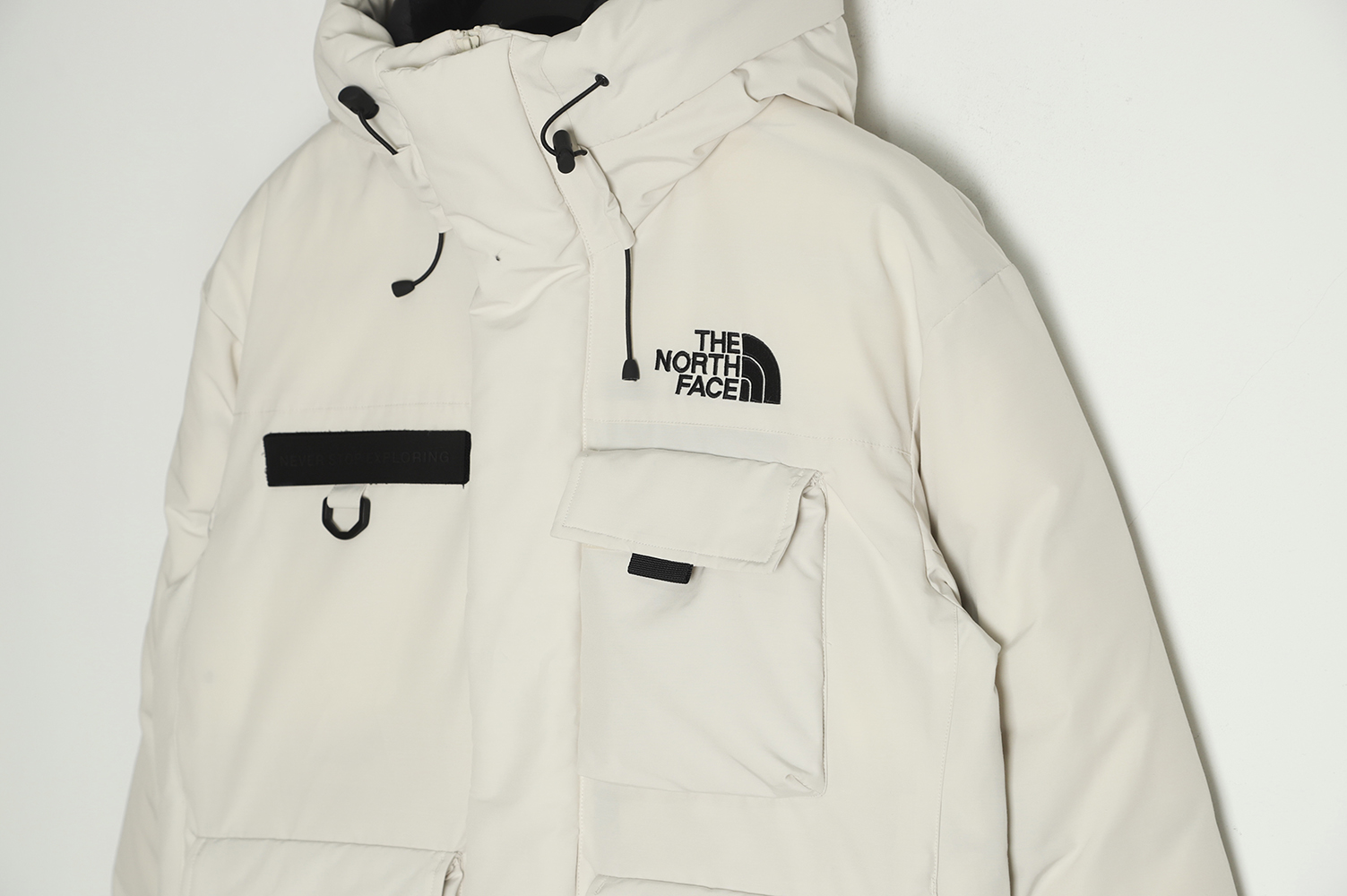 The North Face TNF Multi-Pocket Workwear Hooded Down Jacket