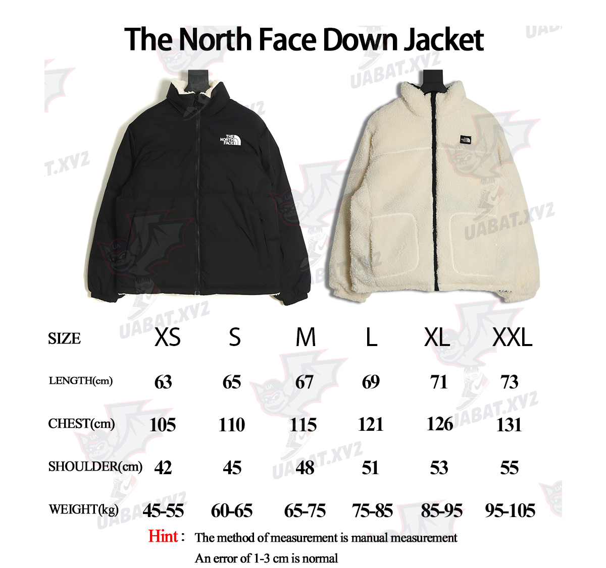 THE NORTH FACE FW21 down jacket with stand collar on both sides TSK2