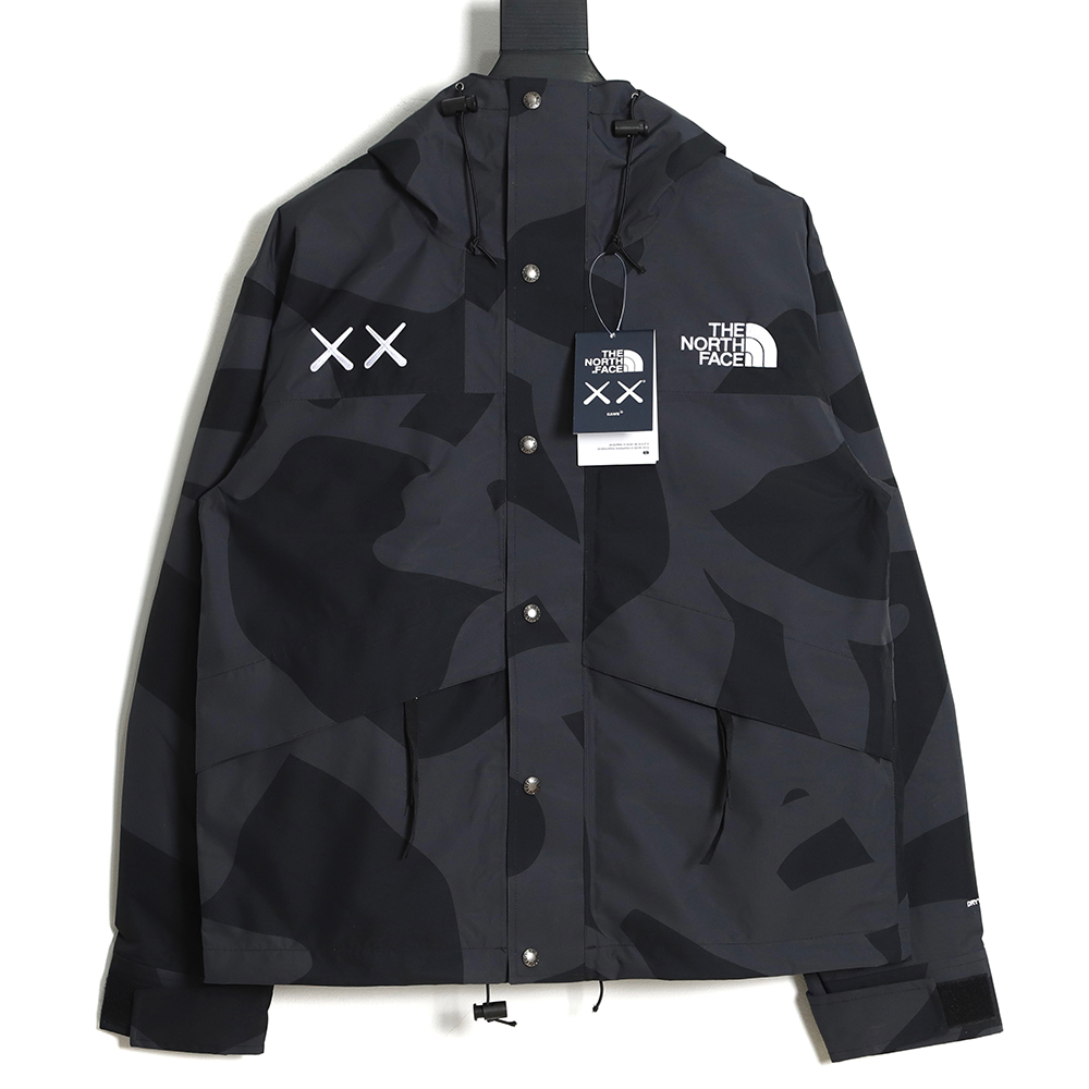 THE NORTH FACE x XX KAWS joint FW22 outdoor color matching hard shell hooded jacket TSK1