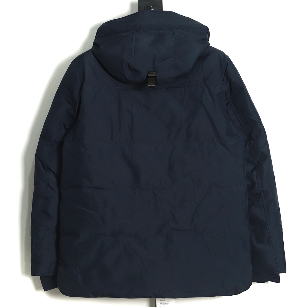 Tommy Hilfiger Rubberized Logo Drawstring Down Jacket