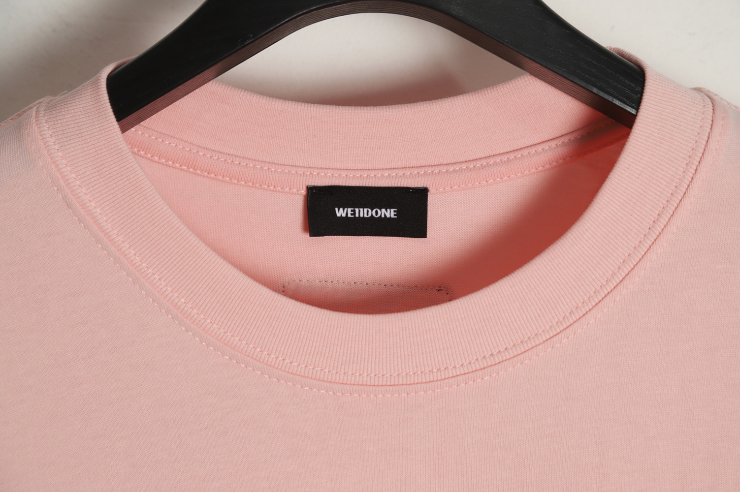 WE11 DONE 22FW four-color barrage long-sleeved T-shirt
