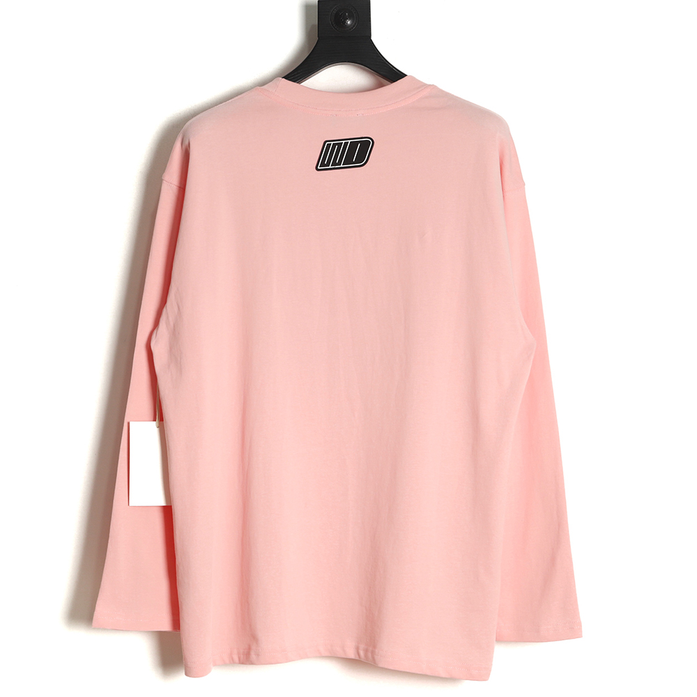 WE11 DONE 22FW four-color barrage long-sleeved T-shirt