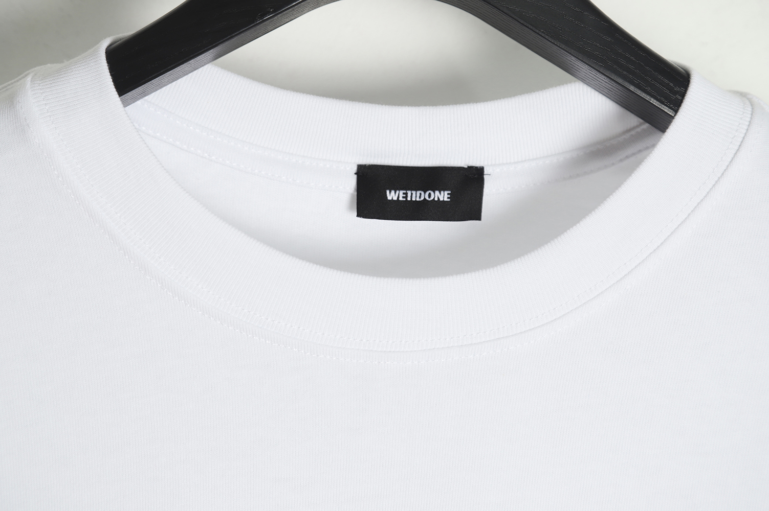 WE11 DONE 22FW vertical letter long-sleeved T-shirt