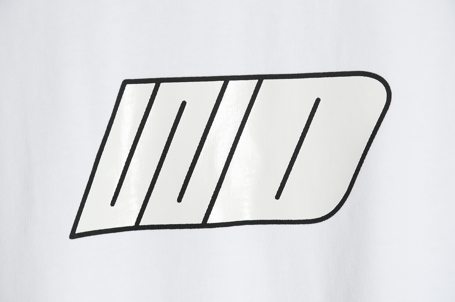 WE11 DONE 22FW Chest WD letter long-sleeved T-shirt