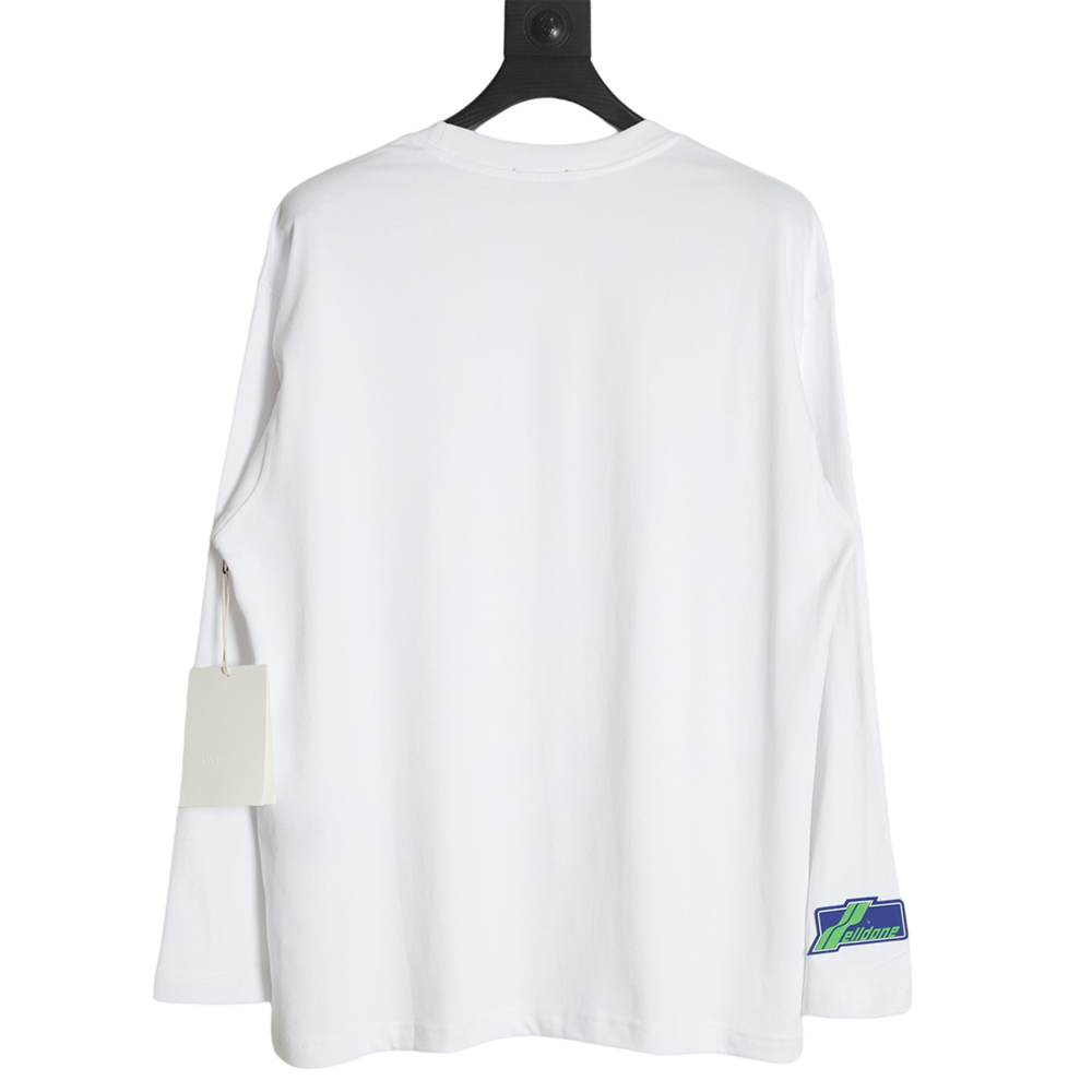 WE11 DONE 22FW Chest WD letter long-sleeved T-shirt