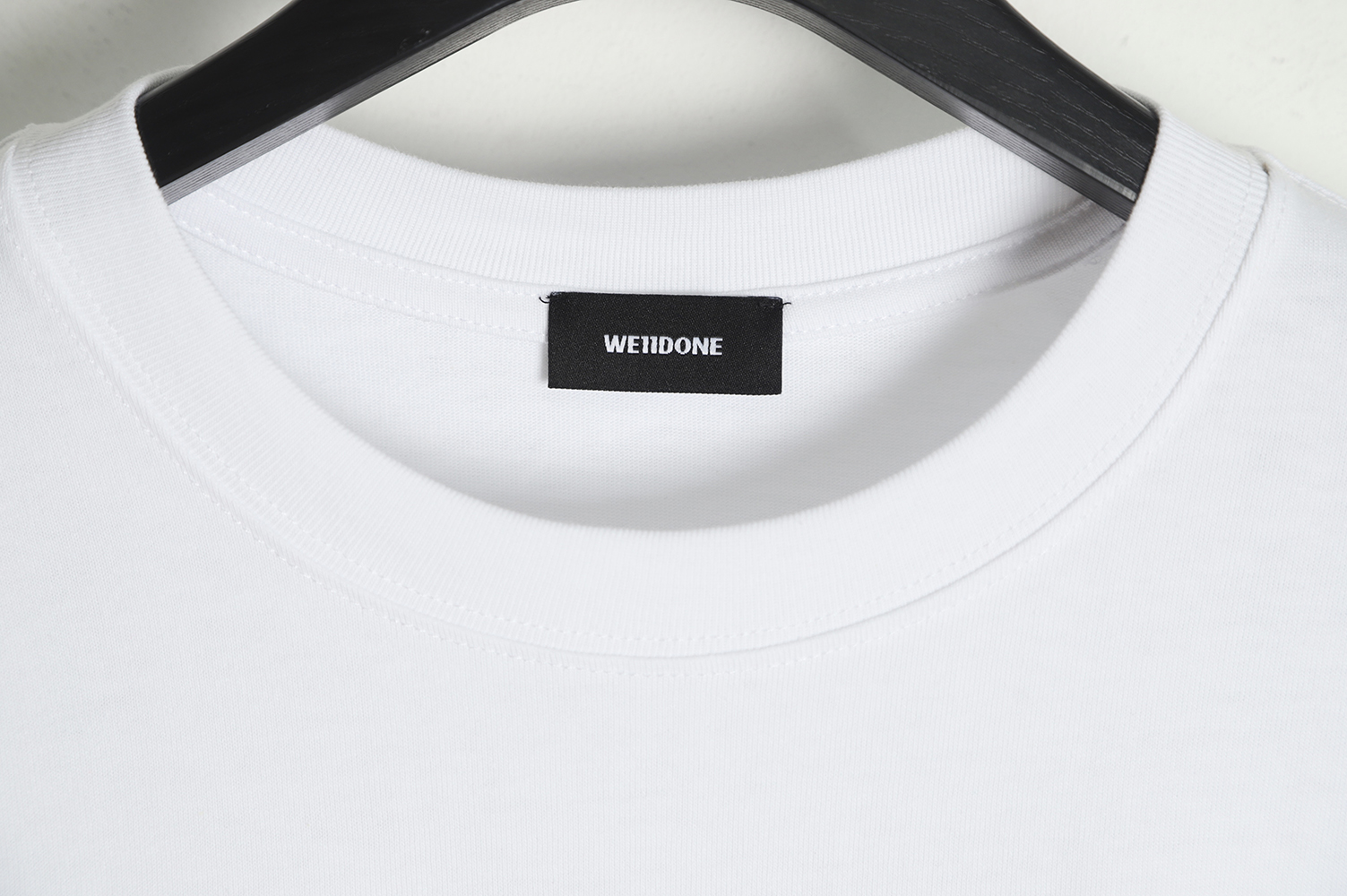 WE11 DONE 22FW Chest WD letter long-sleeved T-shirt