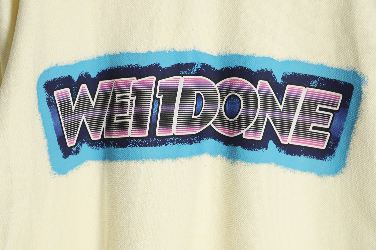 WE11 DONE 22FW Reversed Crew Neck Sweatshirt