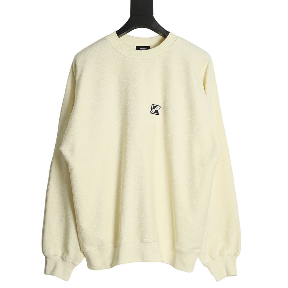 WE11 DONE 22FW Reversed Crew Neck Sweatshirt