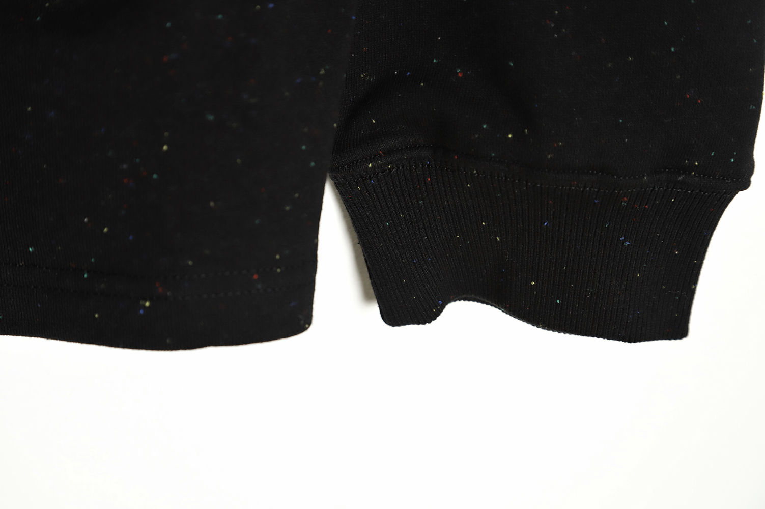 WE11 DONE 21FW colored yarn graffiti round neck sweater TSK1