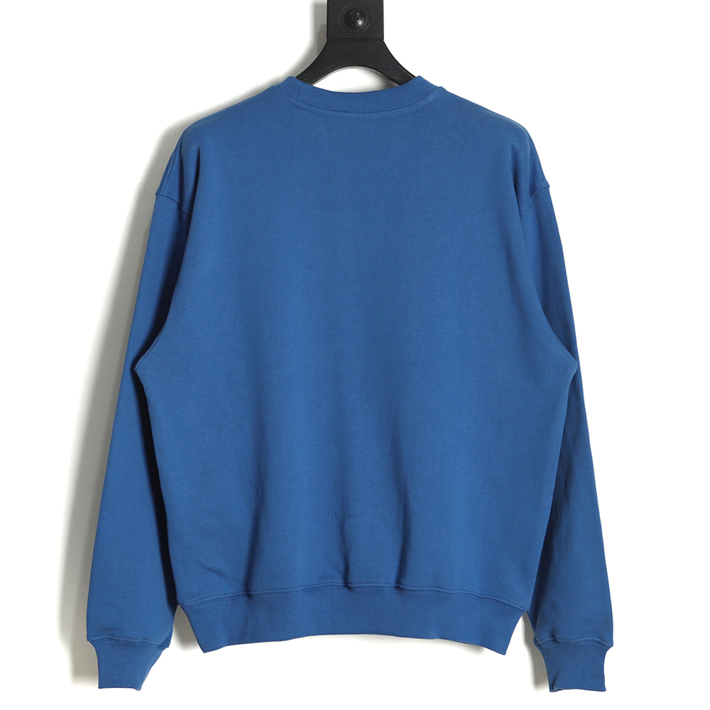 WE11 DONE 22FW small square letter round neck sweater TSK1