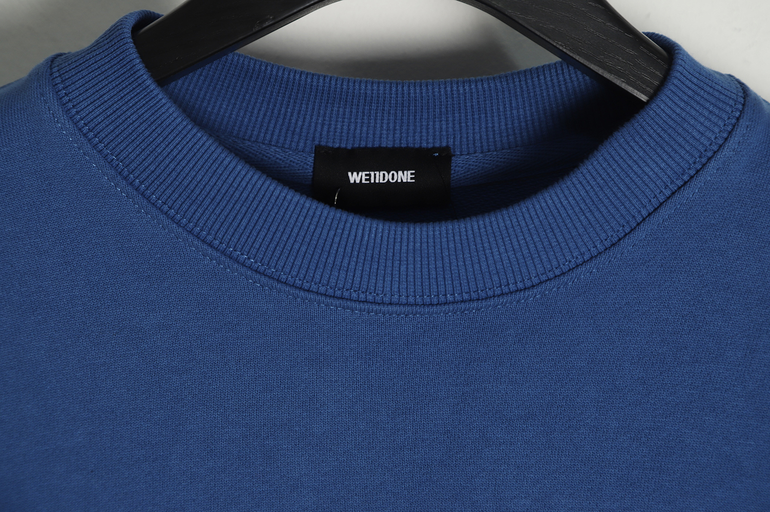 WE11 DONE 22FW small square letter round neck sweater TSK1