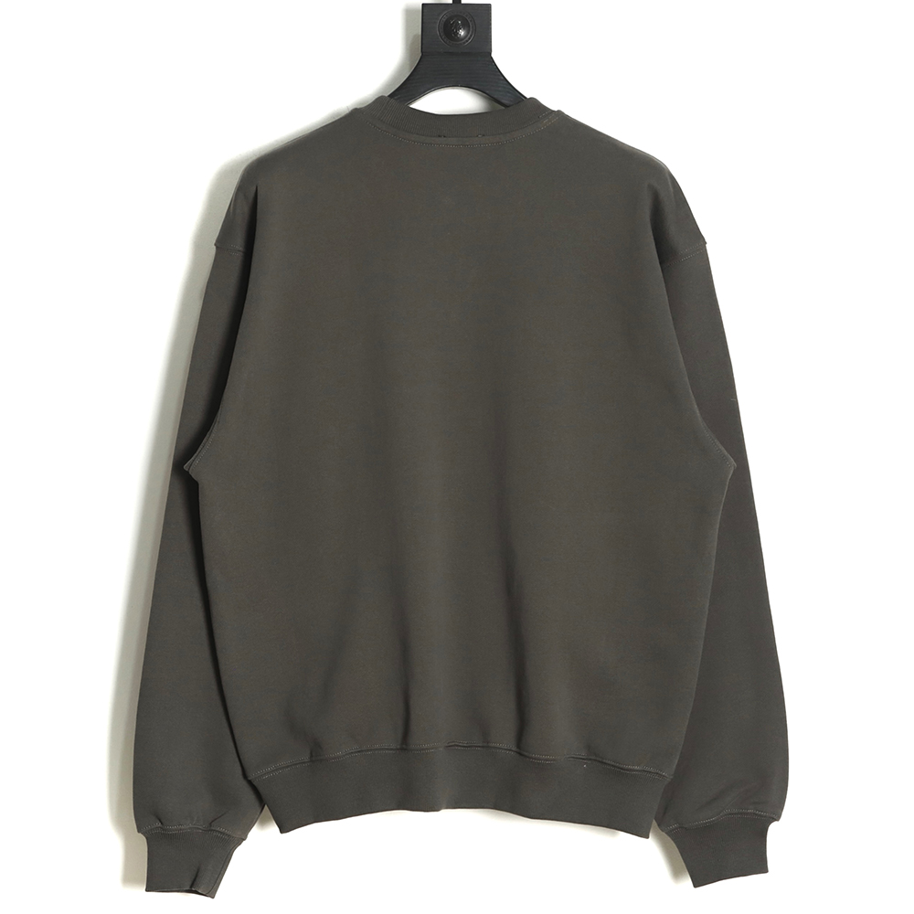 WE11 DONE 22FW small square letter round neck sweater TSK2