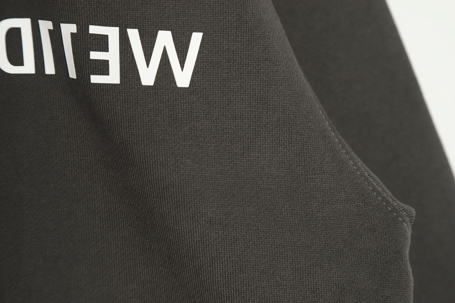 WE11 DONE 22FW small square letter round neck sweater TSK2