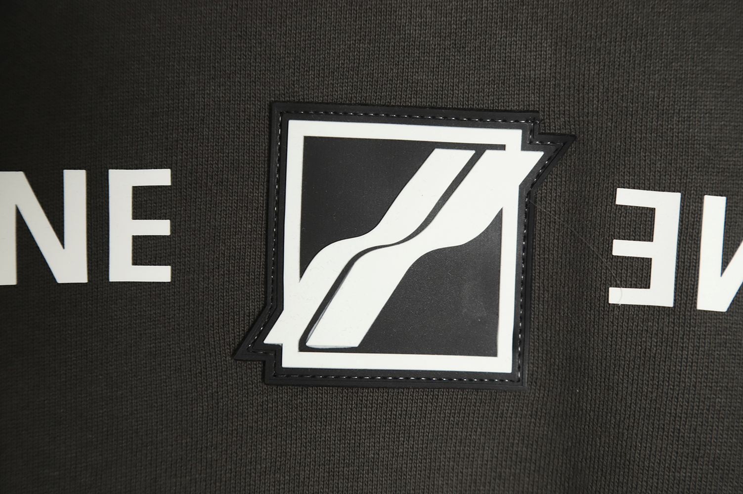 WE11 DONE 22FW small square letter round neck sweater TSK2