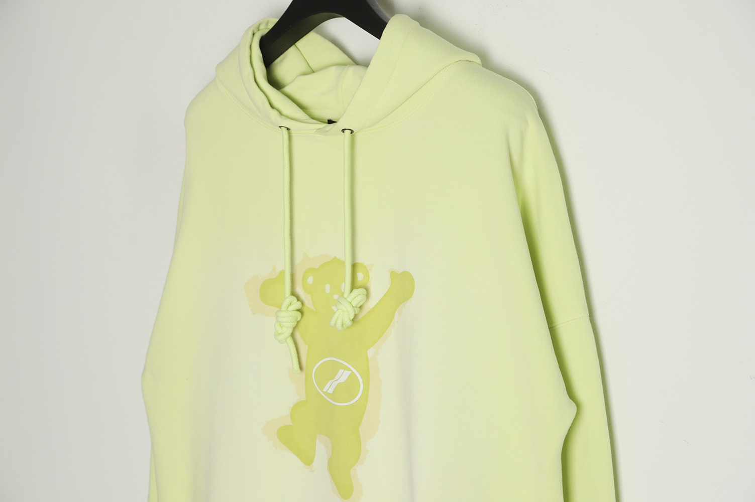 WE11 DONE 22FW Rendering Bear Hoodie