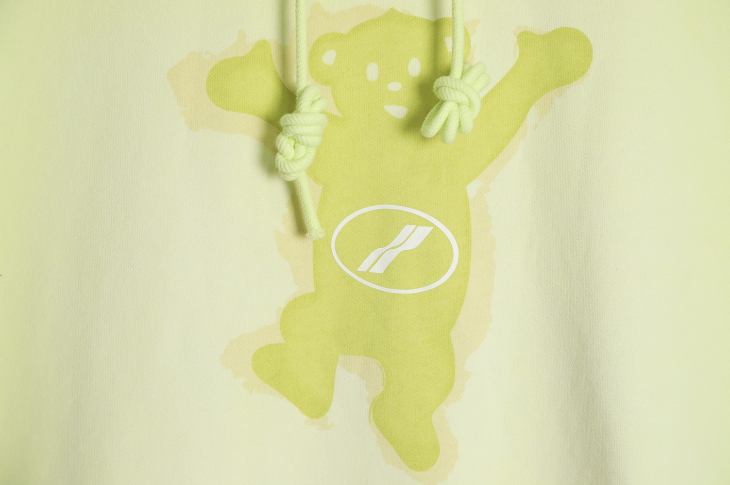 WE11 DONE 22FW Rendering Bear Hoodie