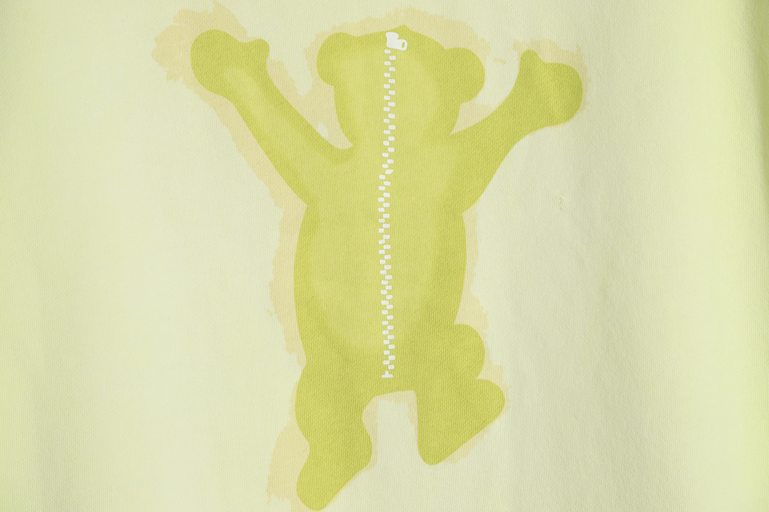 WE11 DONE 22FW Rendering Bear Hoodie