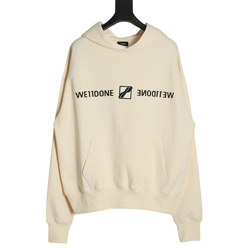 WE11 DONE 22FW Small Block Letter Hoodie