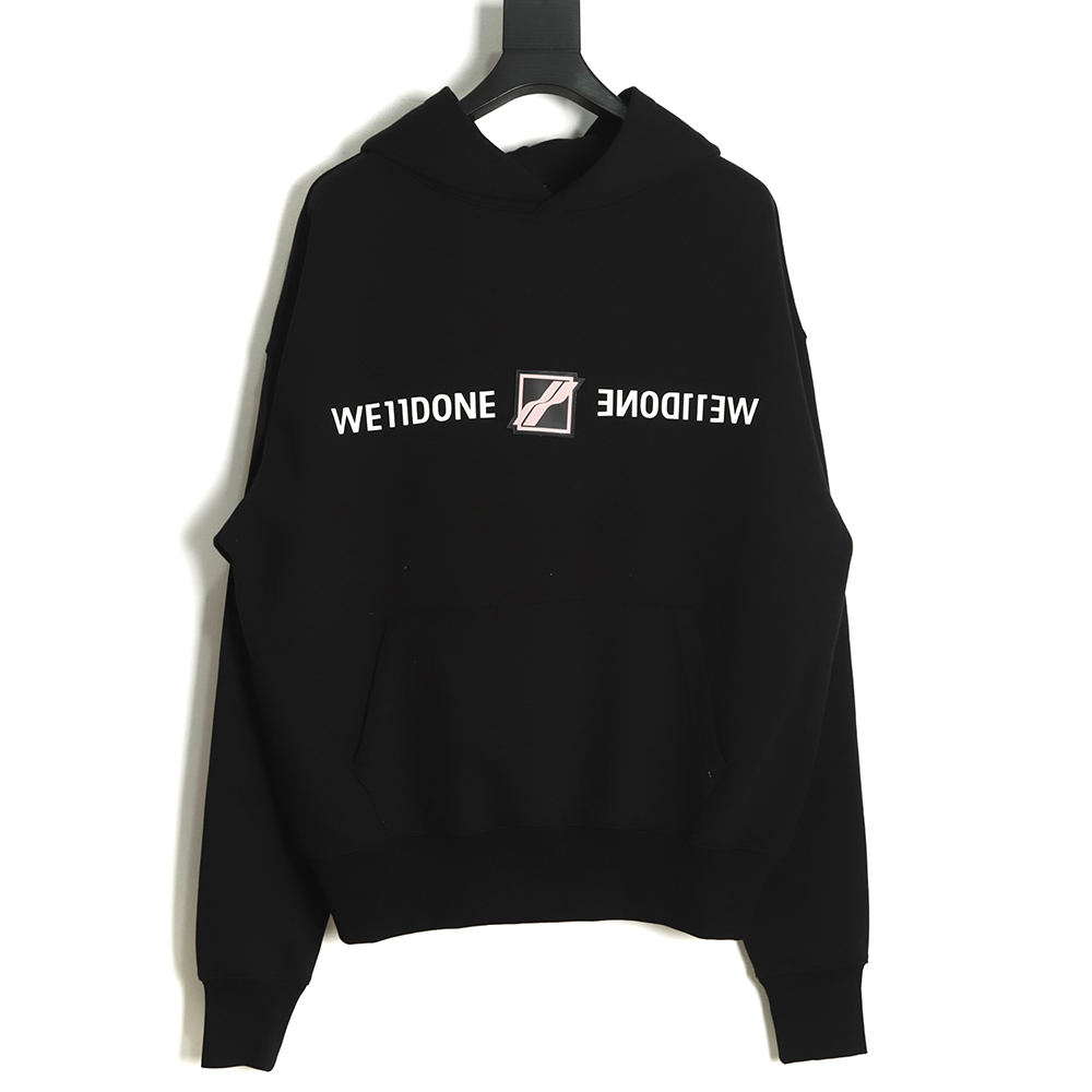 WE11 DONE 22FW Small Block Letter Hoodie TSK2