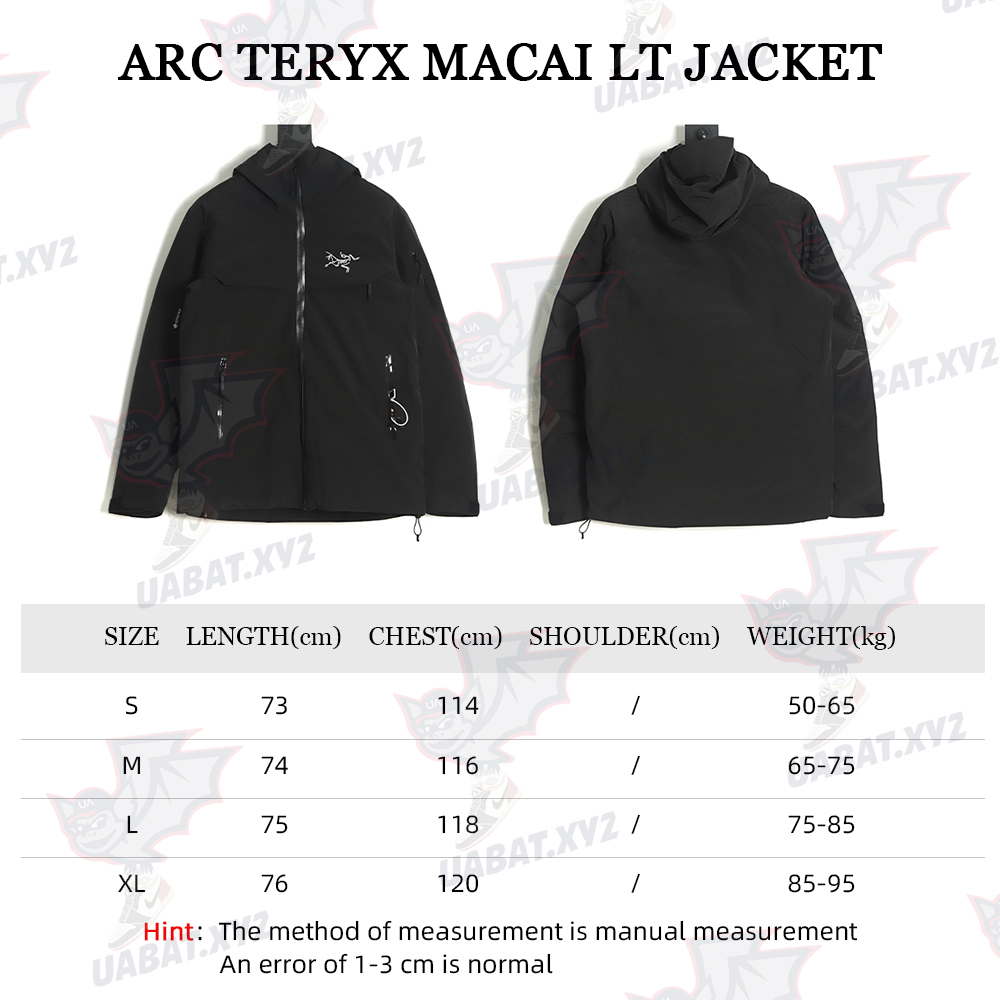 Arcteryx Macai LT Outdoor Windproof Warm Hooded Ski Jacket Jacket TSK1