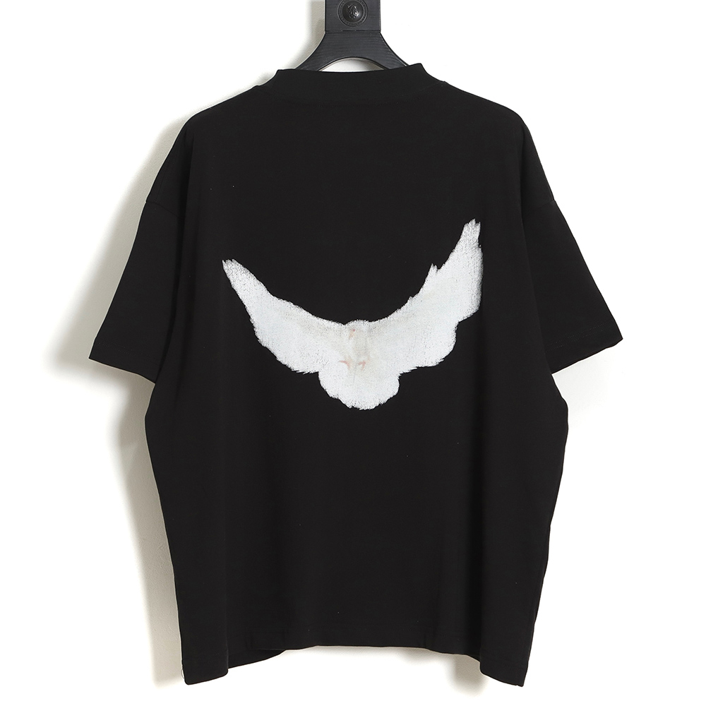 Balenciaga x GAP x YEEZY tripartite joint peace dove short-sleeved T-shirt