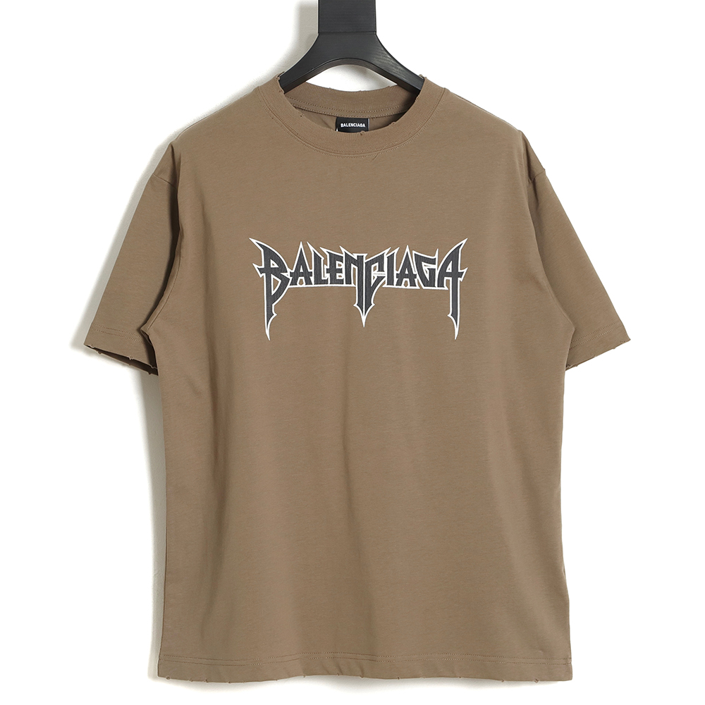Balenciaga Burst Print Short Sleeves