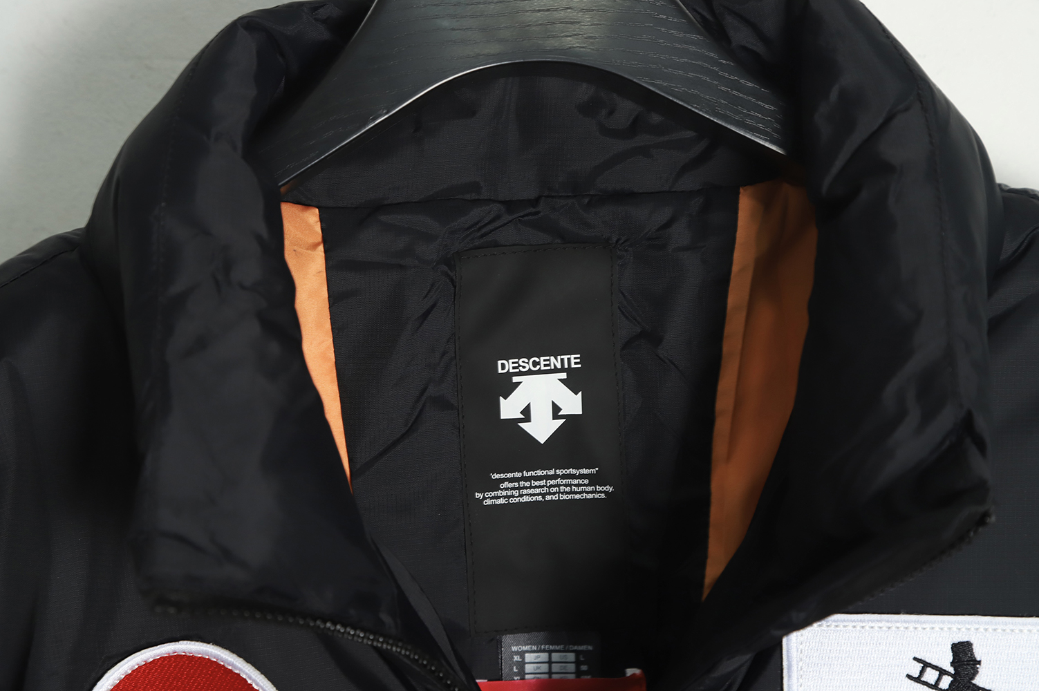 DESCENTE 22Fw Multilabel Down Jacket Black