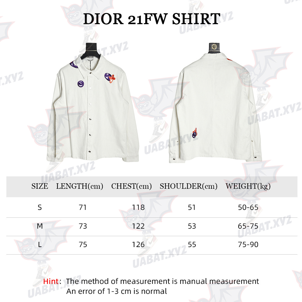 Dior 21fw Elf series denim shirt