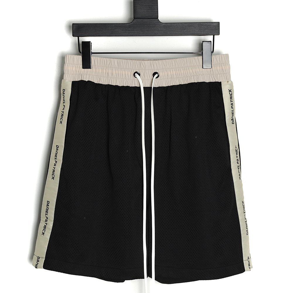 Daniel Patrick 19ss Logo Web Shorts (Mesh) Ivory