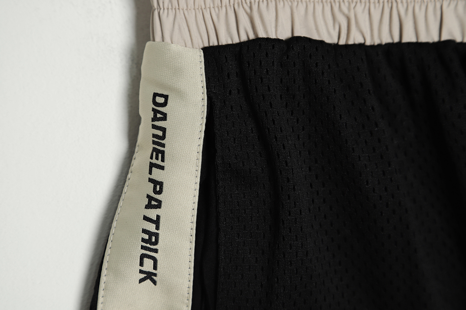 Daniel Patrick 19ss Logo Web Shorts (Mesh) Ivory