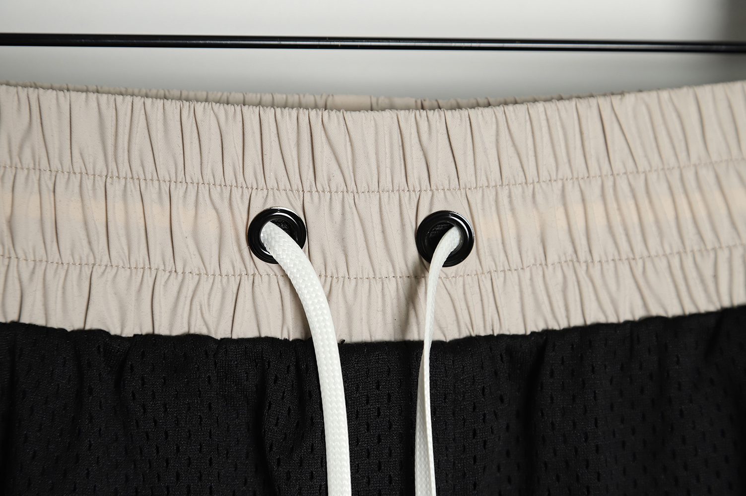 Daniel Patrick 19ss Logo Web Shorts (Mesh) Ivory