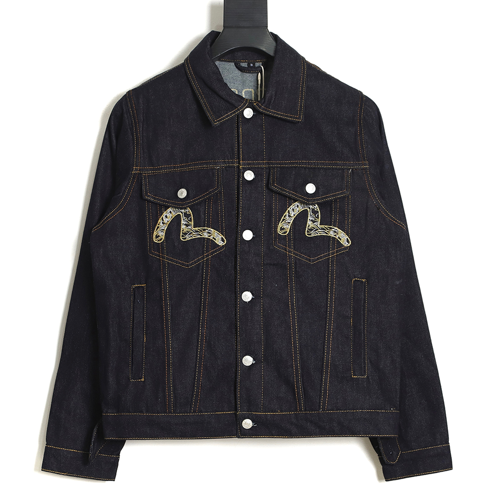Evisu 23fw Fisherman Embroidered Denim Jacket